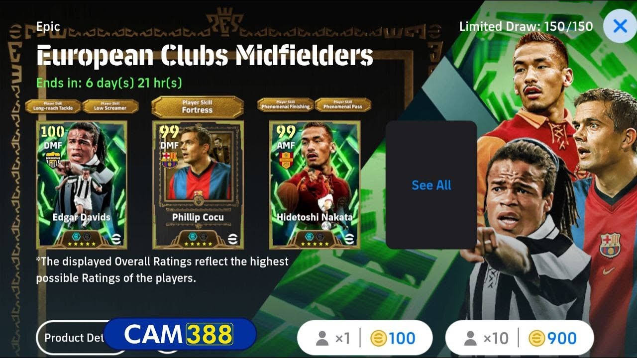Efootball 2026 mobile fan  account rank game/ Days 261