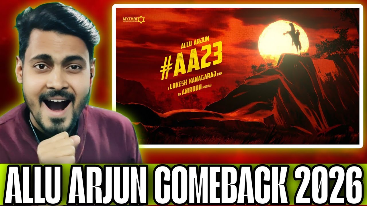 AA 23 Announcement Video Reaction | Allu Arjun | Lokesh Kanagaraj | Mythri Movie Makers