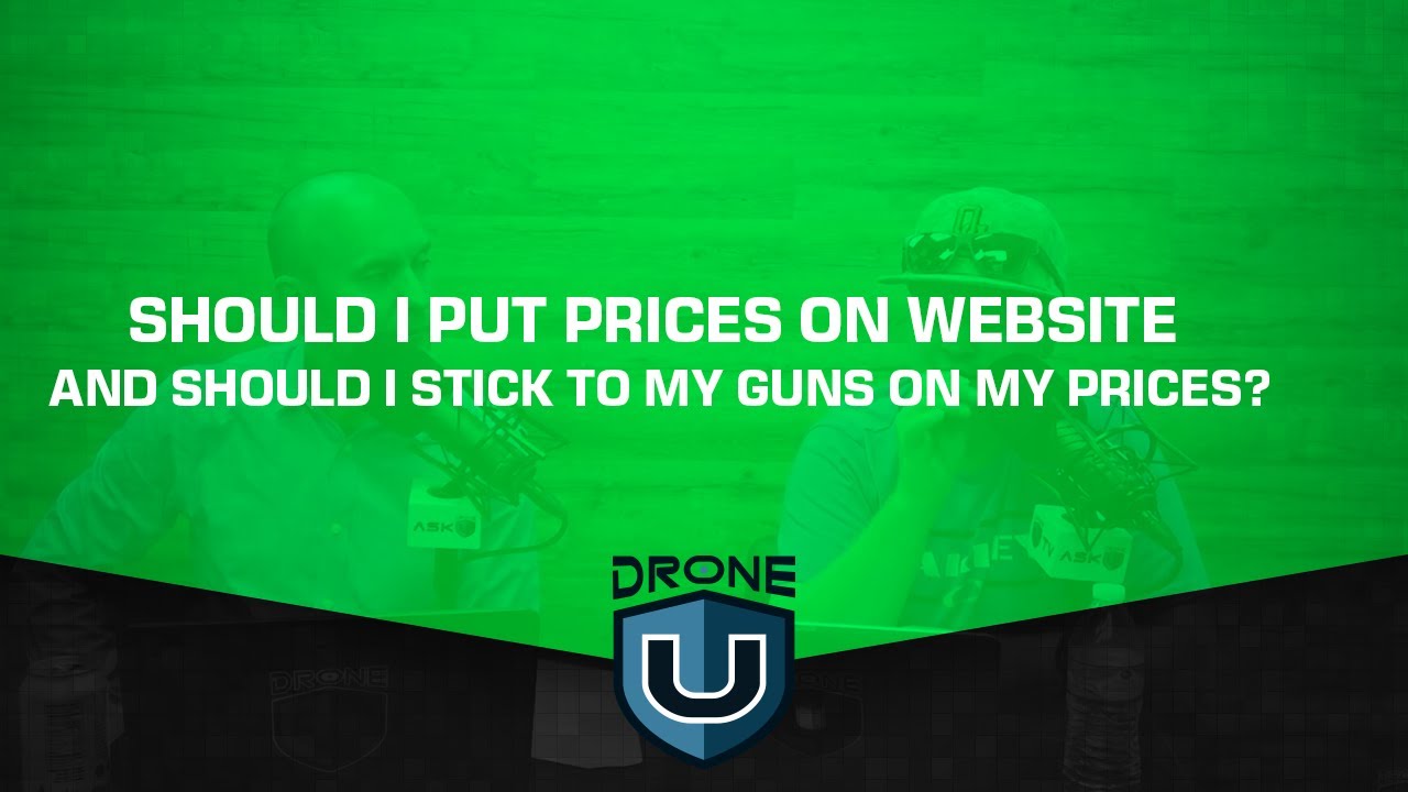 Should I put prices on website and should I stick to my guns on my prices?
