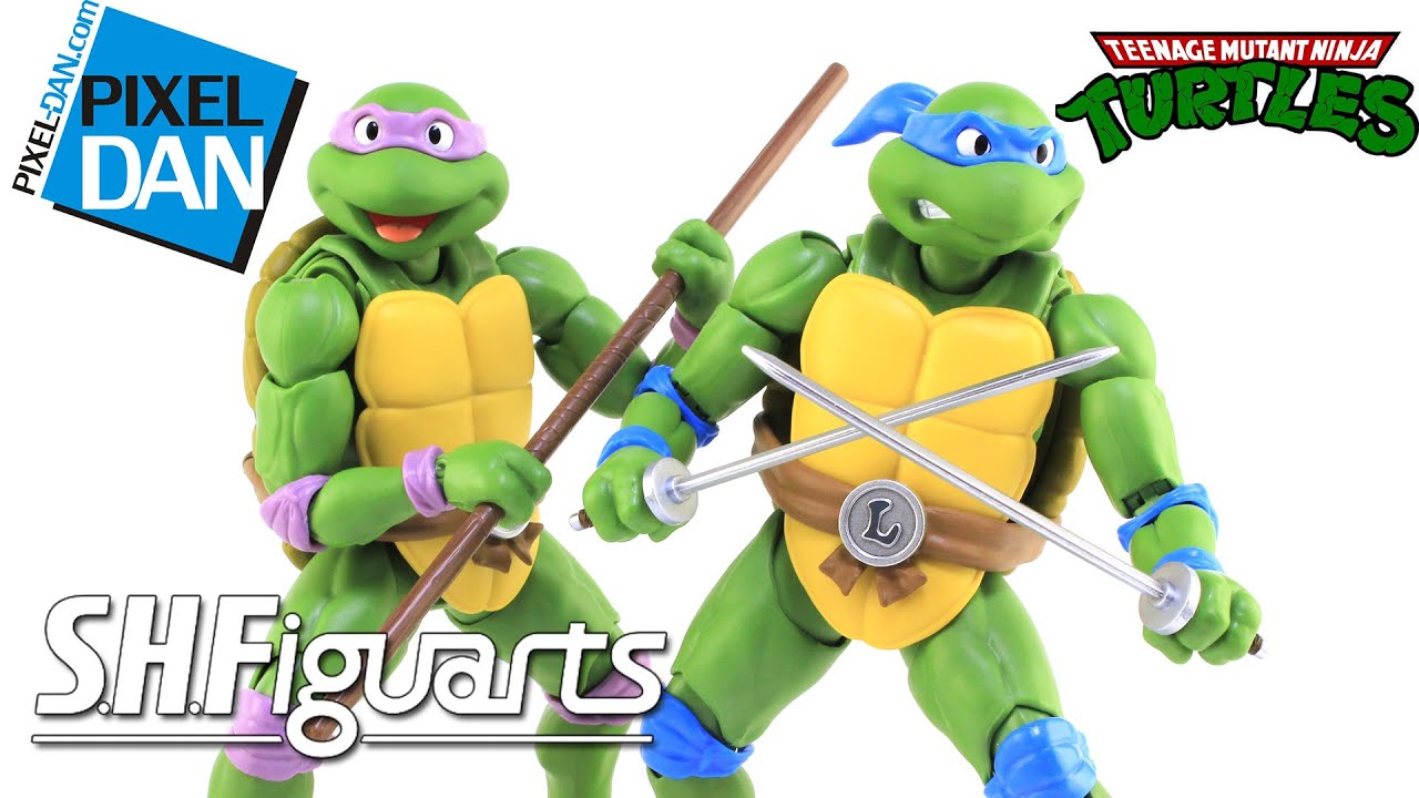 Видеообзор фигурок Леонардо и Донателло от SH Figuarts