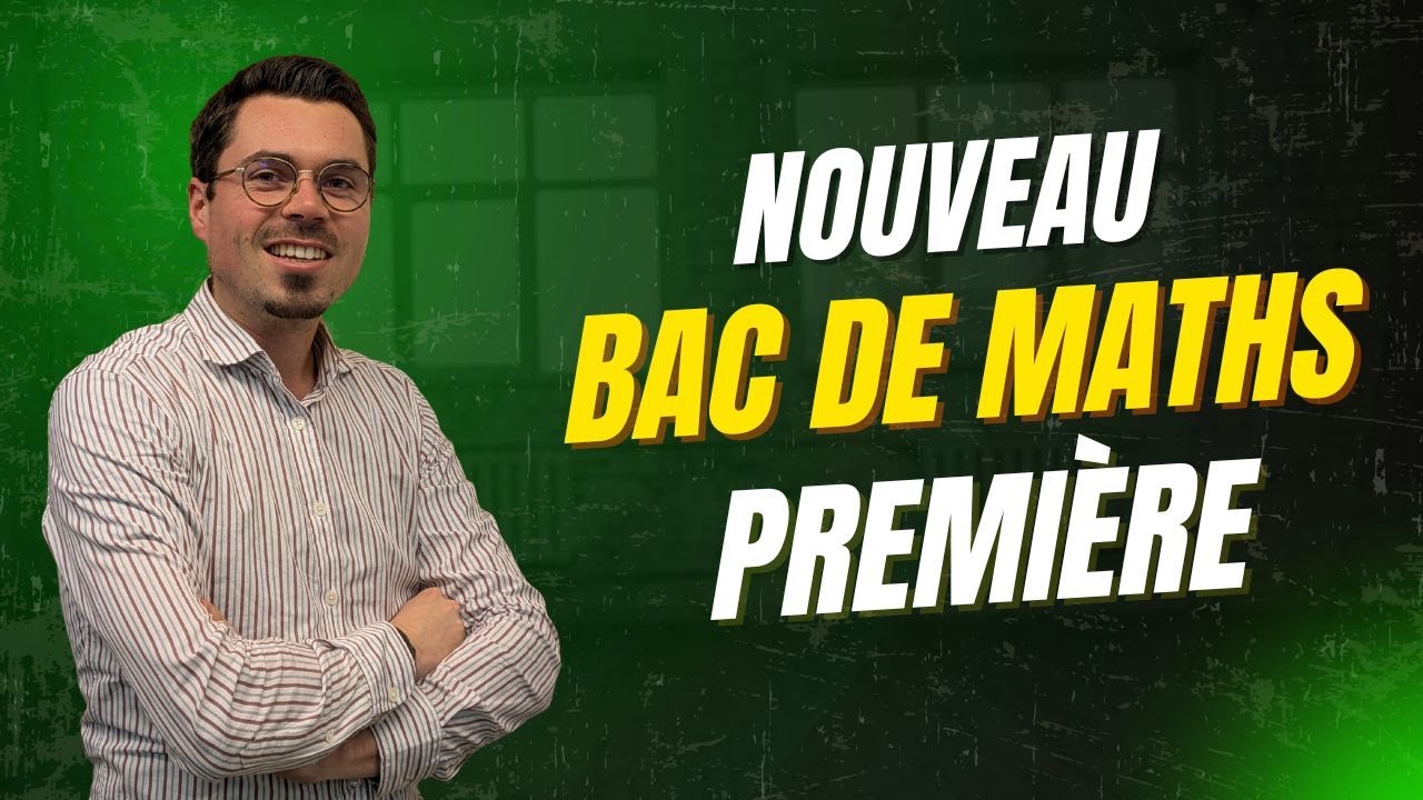 Nouvelle épreuve de maths au bac de première 🚨 Tu es prêt ?