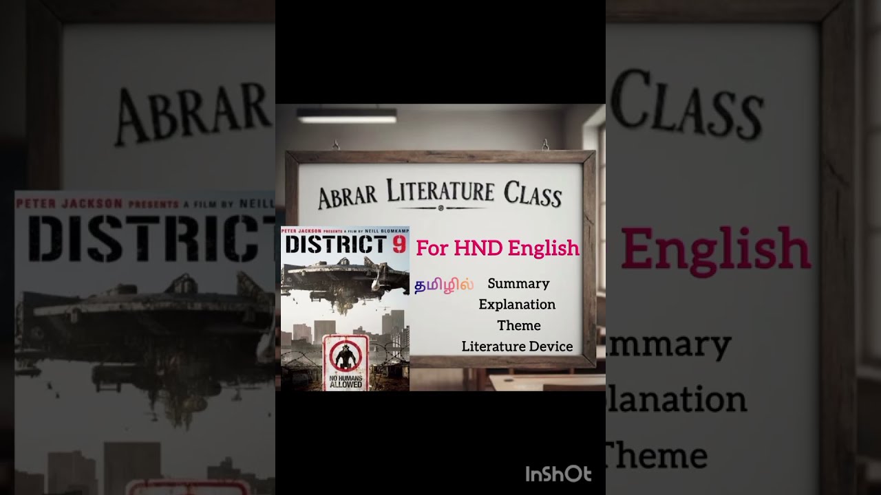 District 9 Film | In Tamil| HND English| by Neill Blomkamp