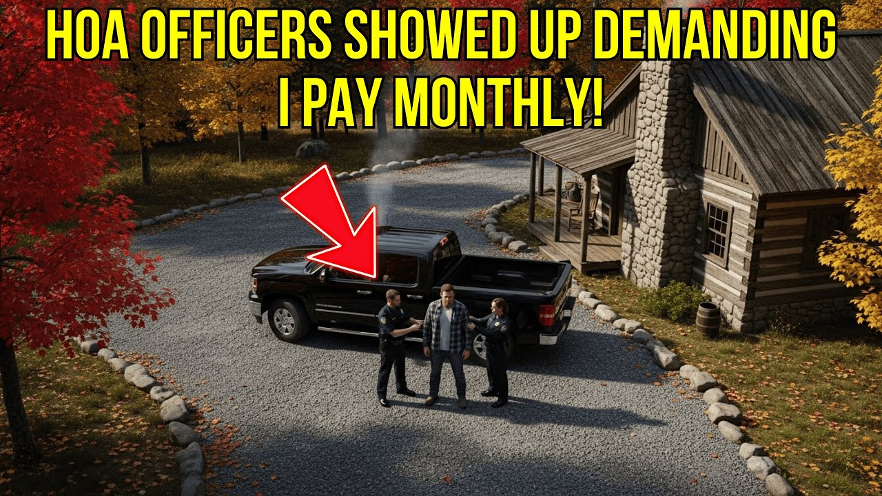 HOA Karen Sent “Enforcers” to My Cabin to Demand Monthly Fees — Then My Marine Buddies Arrived!