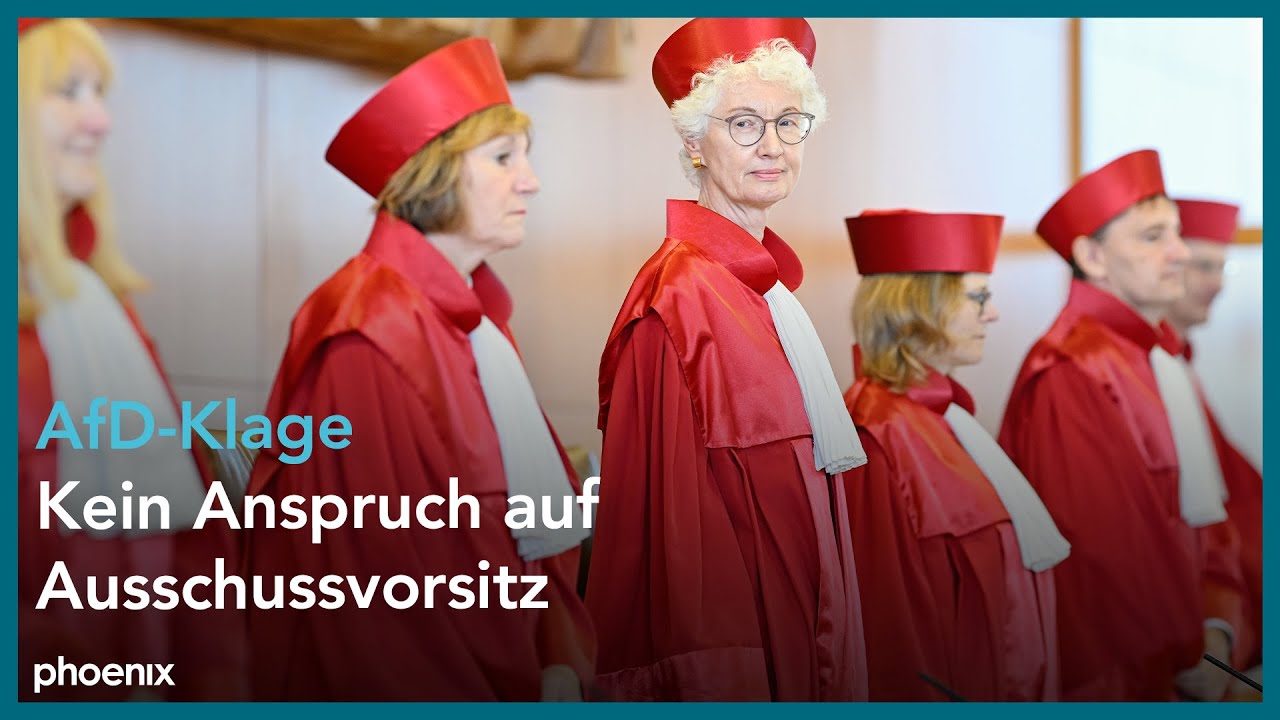 BVerfG Urteil: AfD-Klage zu Bundestag-Aussch&uuml;ssen