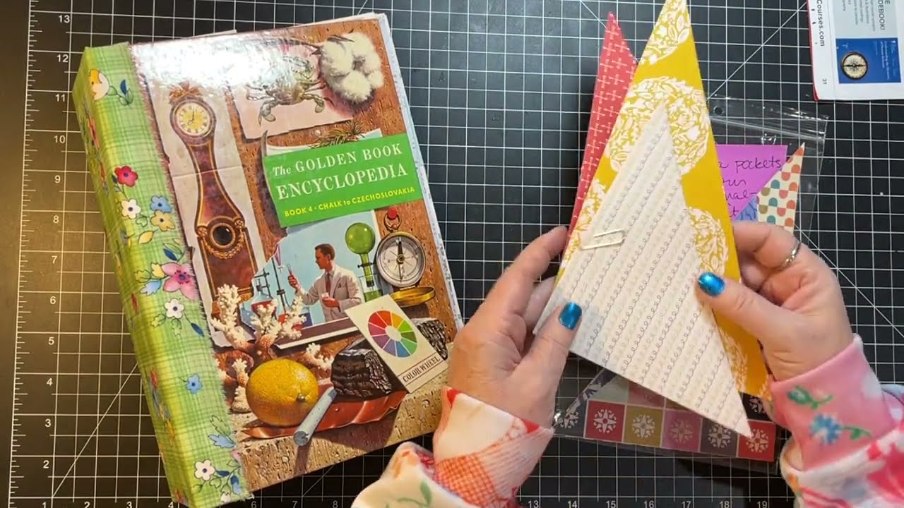 Craft with Me! - Creating a Pockets for my Correspondence Journal!