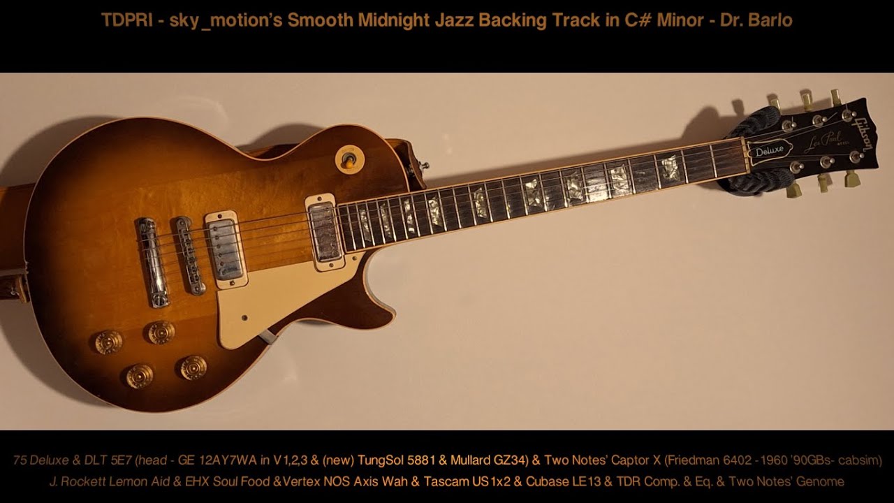 TDPRI - sky_motion's Smooth Midnight Jazz Backing Track in C# Minor - Dr. Barlo