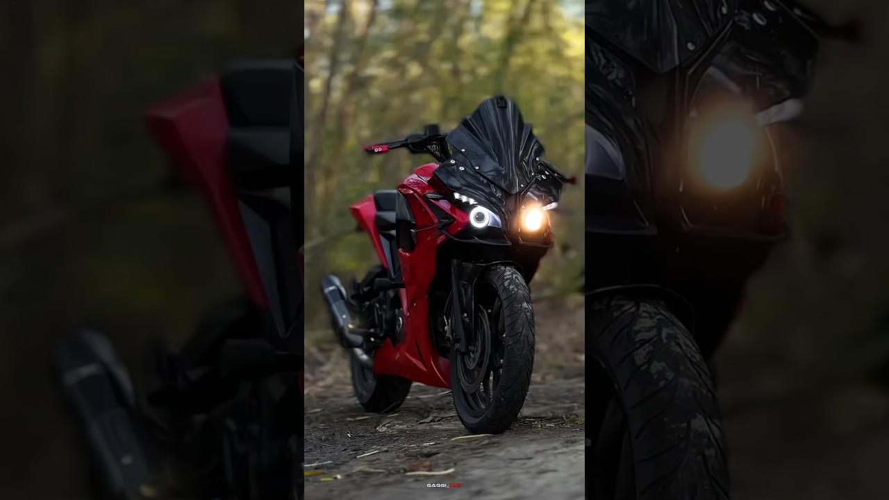 Pulsar rs 200 New Red Color Modification 2025 🔥| #shorts #pulsar #rc200 #r15v5 #dominar400 #ns400