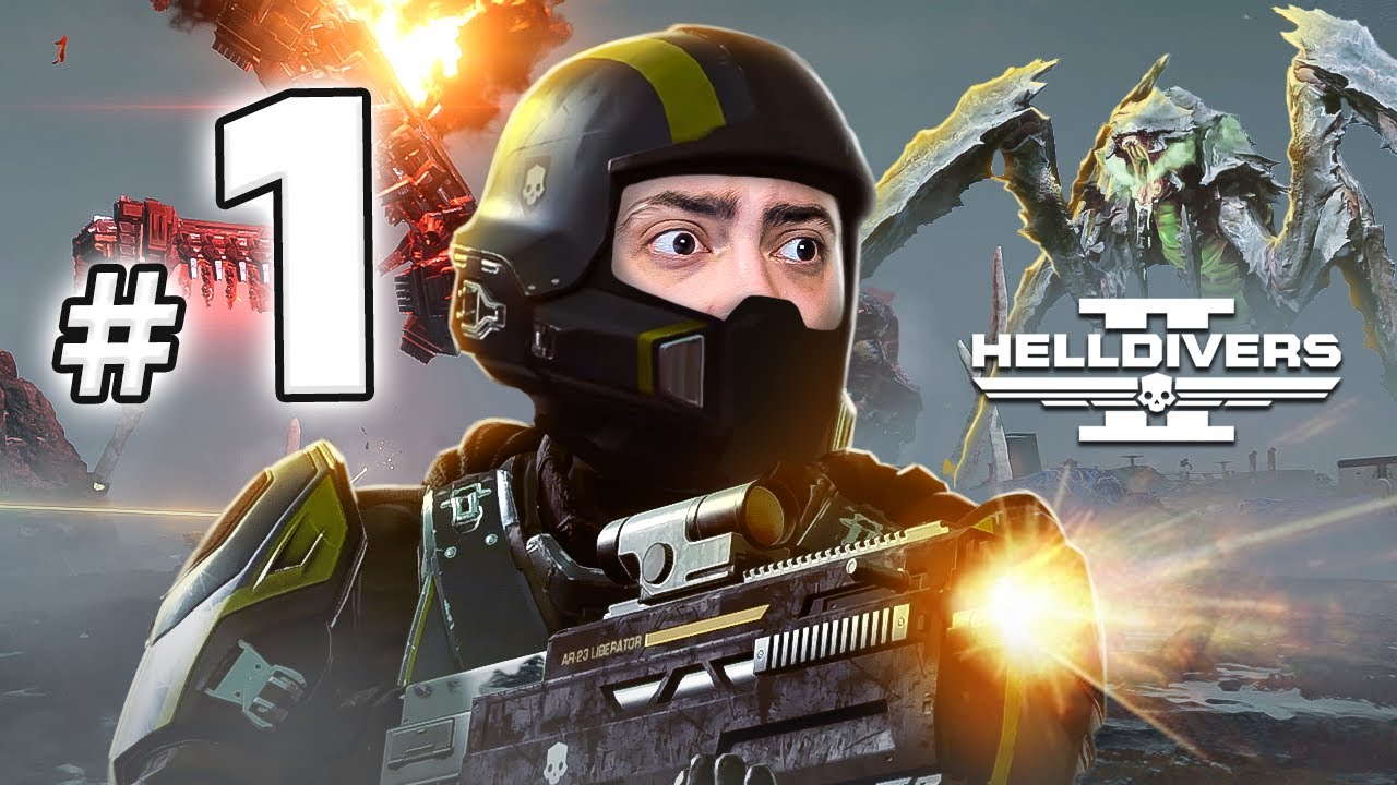 alanzoka jogando Helldivers 2 com os amigos - Parte #01