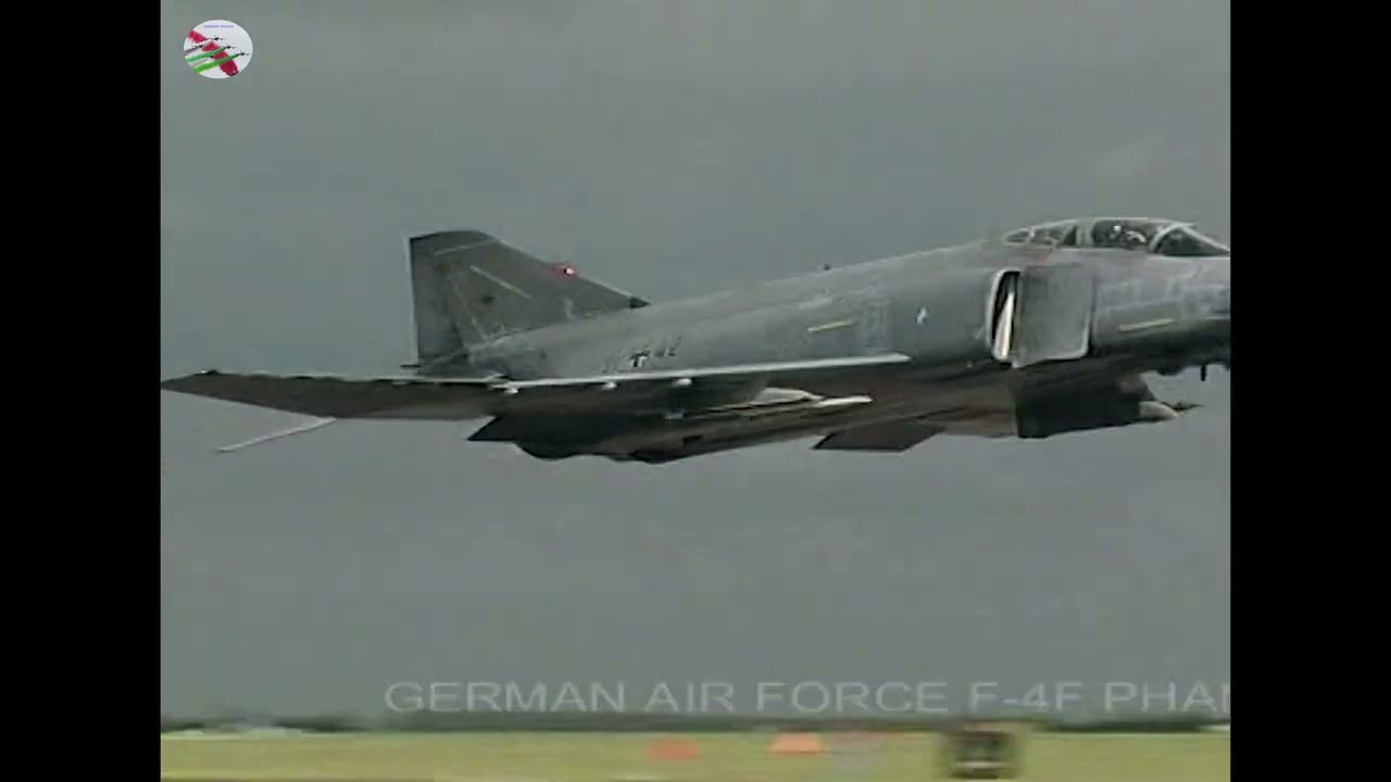 The Luftwaffe’s mighty F‑4 Phantom II lit up RAF Waddington Airshow 2001