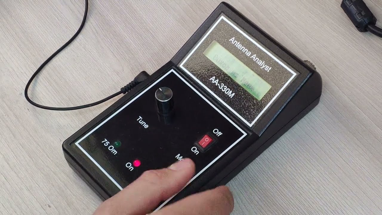Работа с антенным анализатором AA-330М