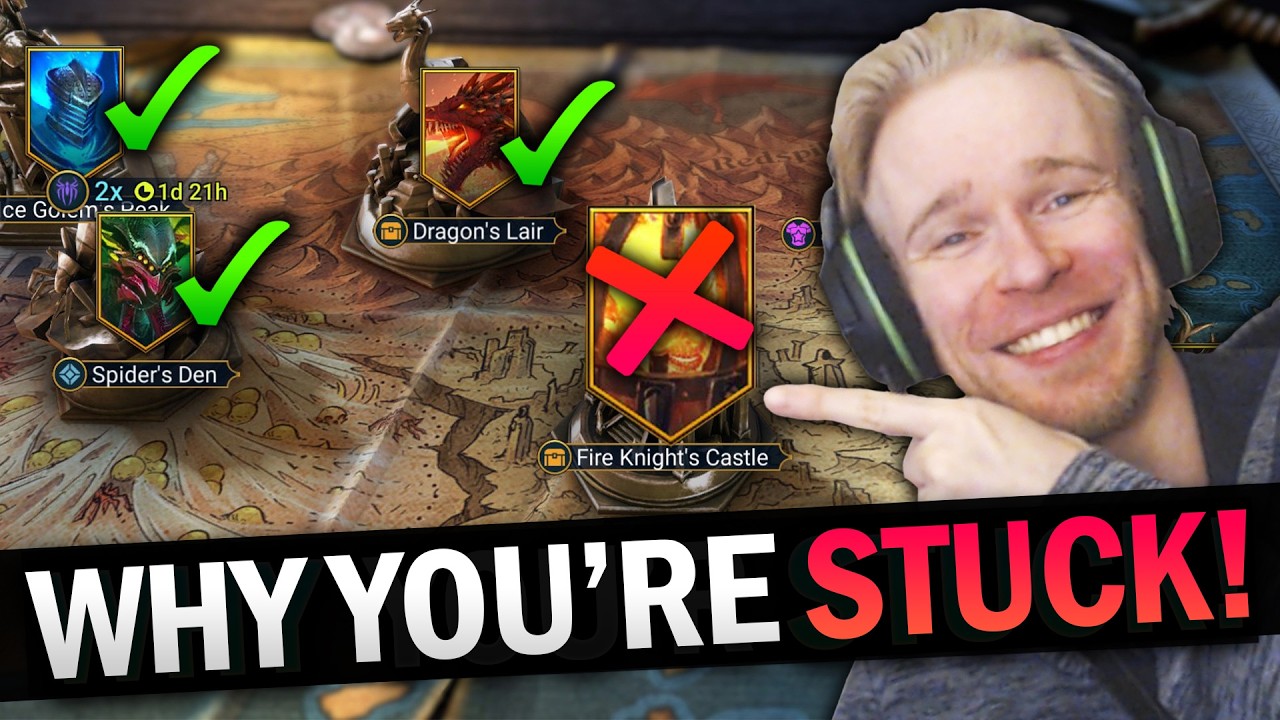 HERE'S WHY YOU'RE STUCK in Fire Knight (Hard) - Raid Shadow Legends Takeover