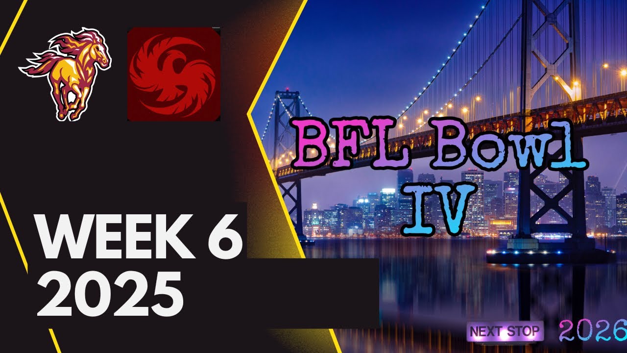 BFL Week 6 1-3 Stallions vs 3-2 Redwings