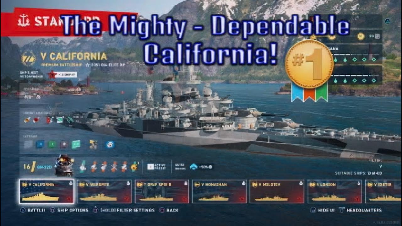 The Mighty - Dependable California! World of Warships Legends
