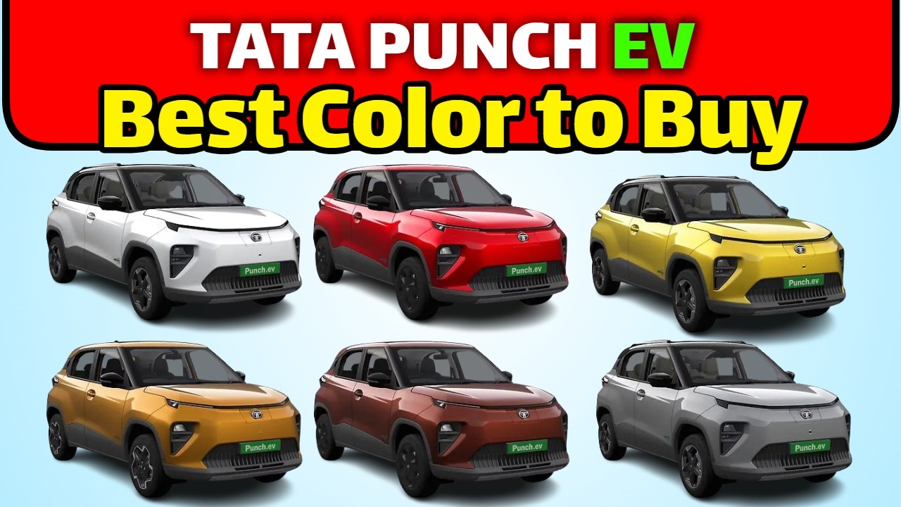 Tata Punch EV Color Options 2026 Facelift | Tata Punch EV Best Color to Buy
