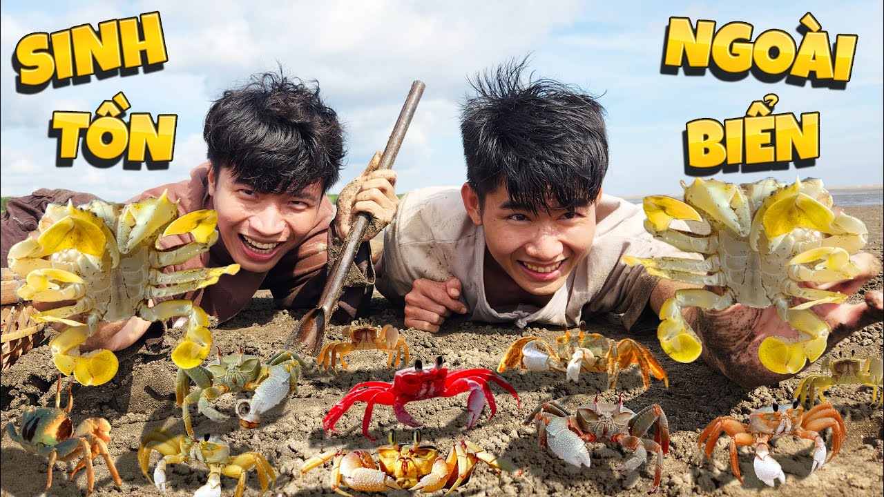 Tony | Bắt Cúm Ngoài Biển Cà Mau 🦀 Nắng Cháy Da