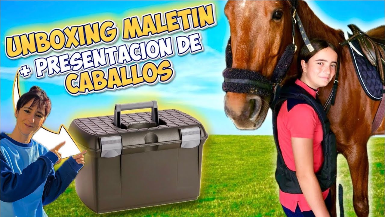 Unboxing maletín limpieza + presentamos algunos caballos de la hípica 🐴 #caballos #vlog