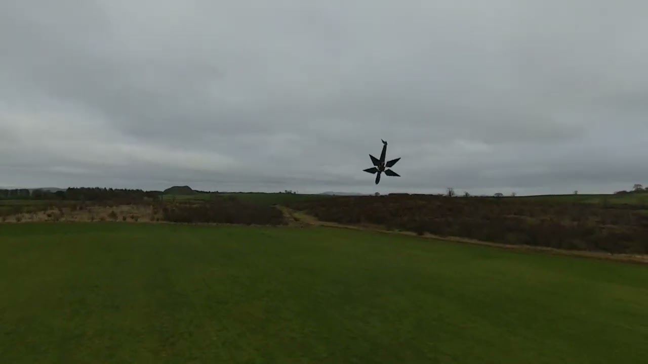 Jetragon (Palworld) prototype (FPV quadcopter chase footage)