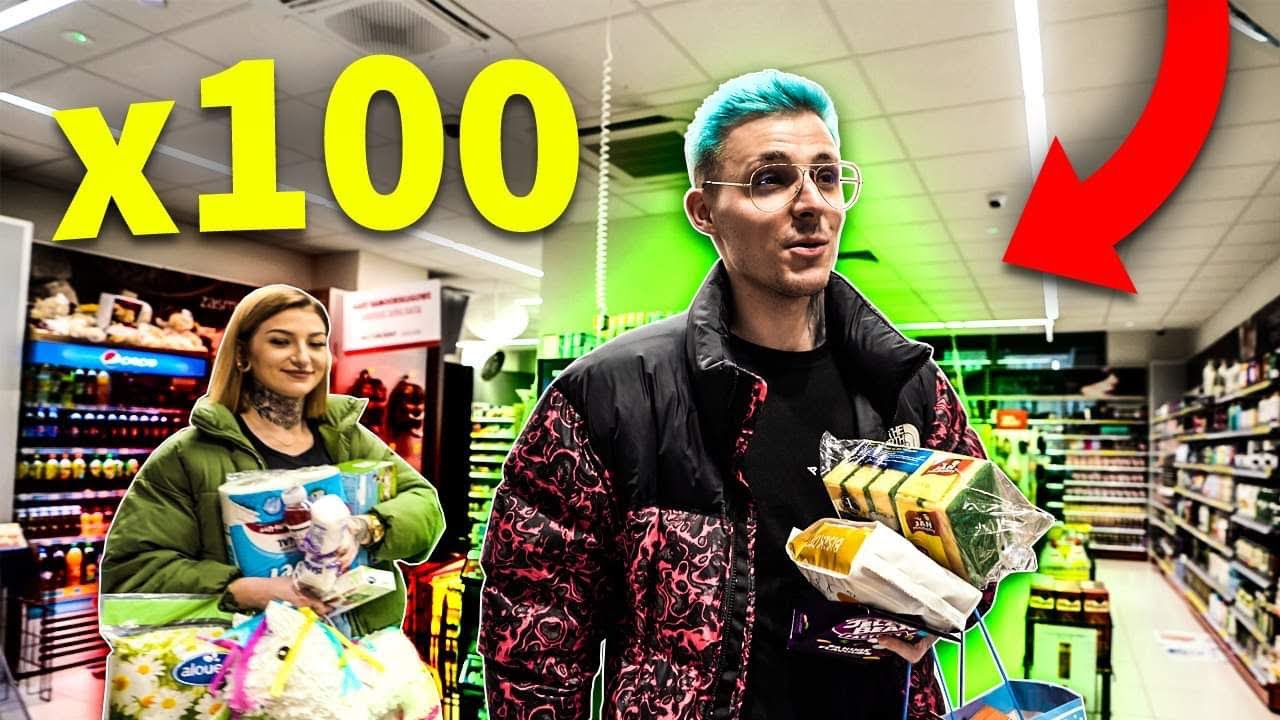LOSUJEMY SKLEP W KT&Oacute;RYM MUSIMY KUPIĆ 100 R&Oacute;ŻNYCH RZECZY!