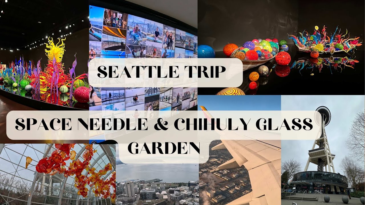 Seattle Work trip Vlog | Space Needle | Chihuly Glass Garden | Part -1