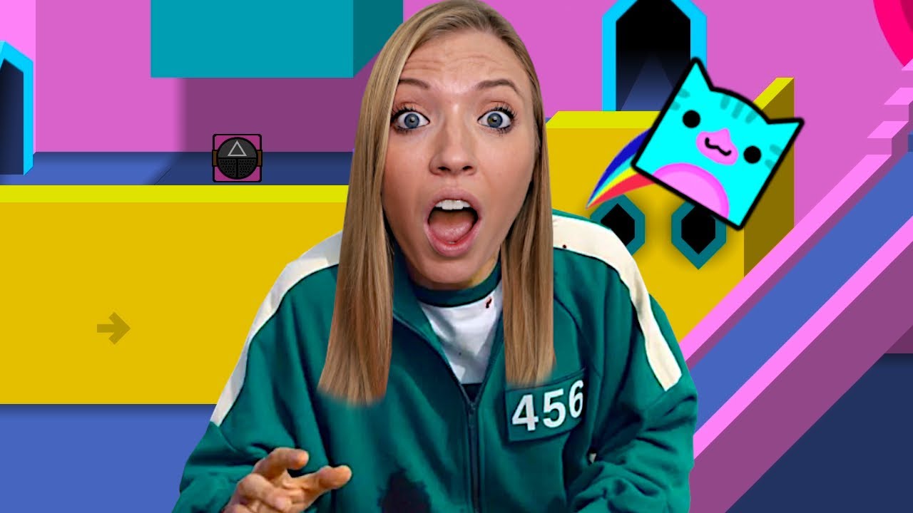 I WON Geometry Dash Squid Game!
