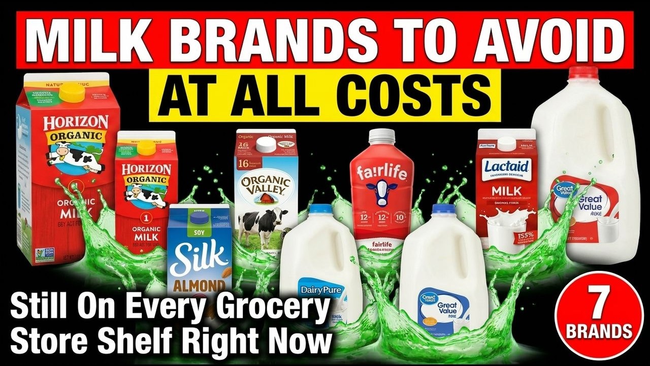 7 Grocery Store Milk Brand to AVOID (And 3 That are actually great)