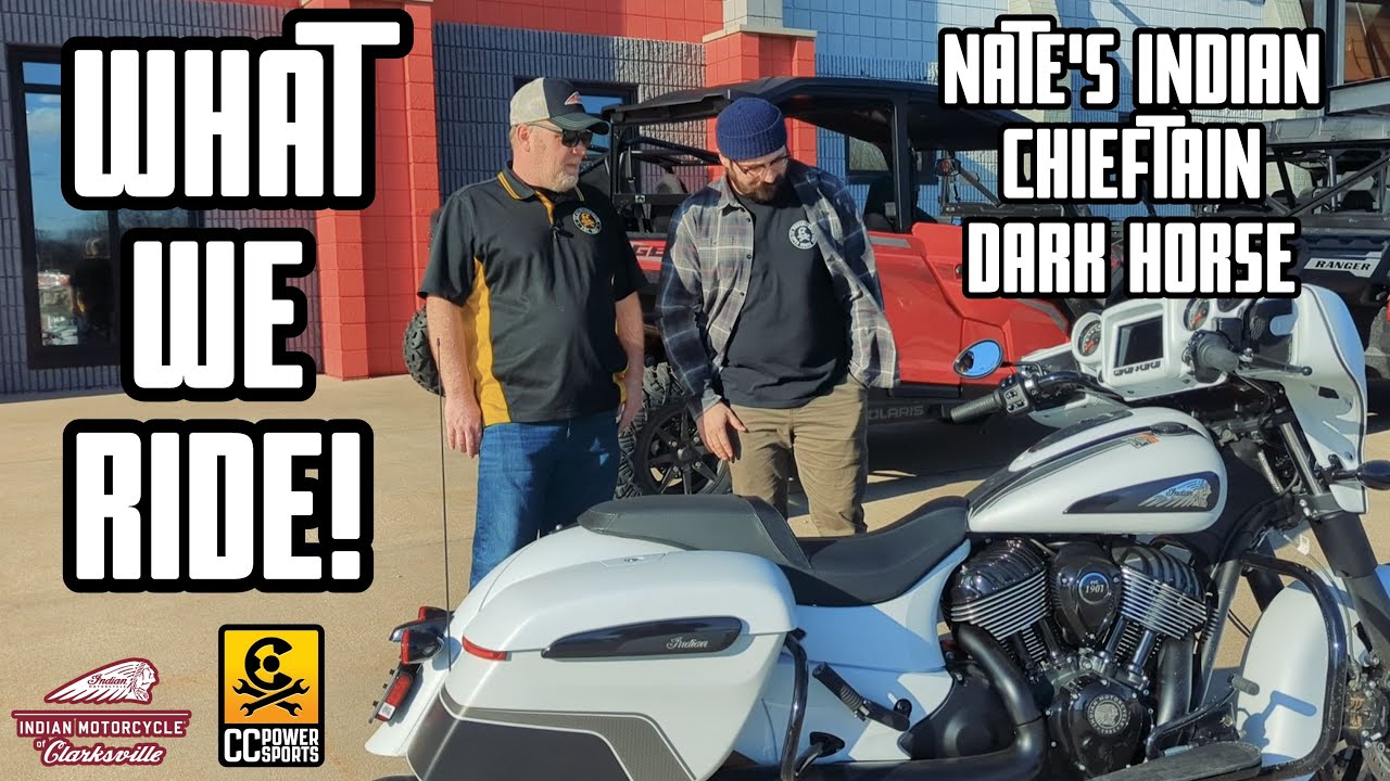 What We Ride - Nate's Chieftain Dark Horse