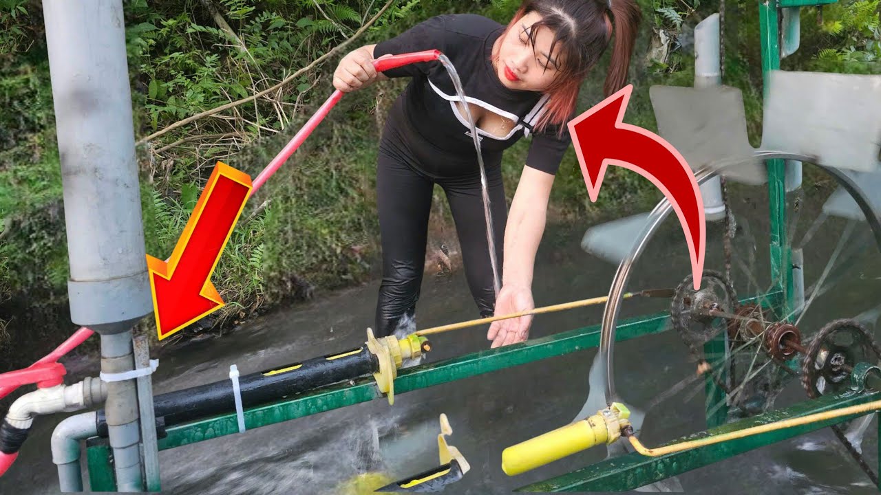 Ingenious Invention: Water Pump Works Without Electricity or Fuel!