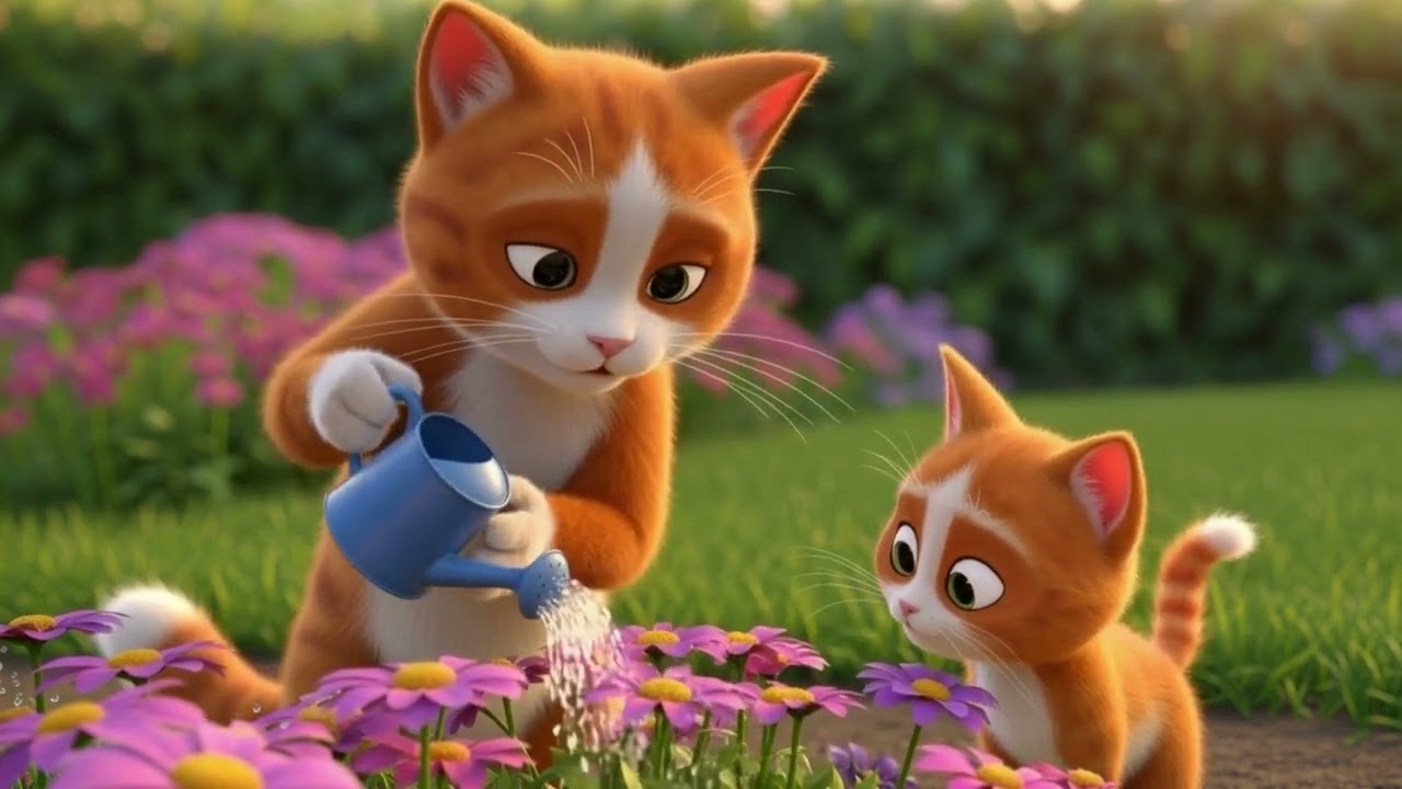 A Little Mini Cat 🐱 | A Heartwarming Silent Story Between a Kitten and Its Mom