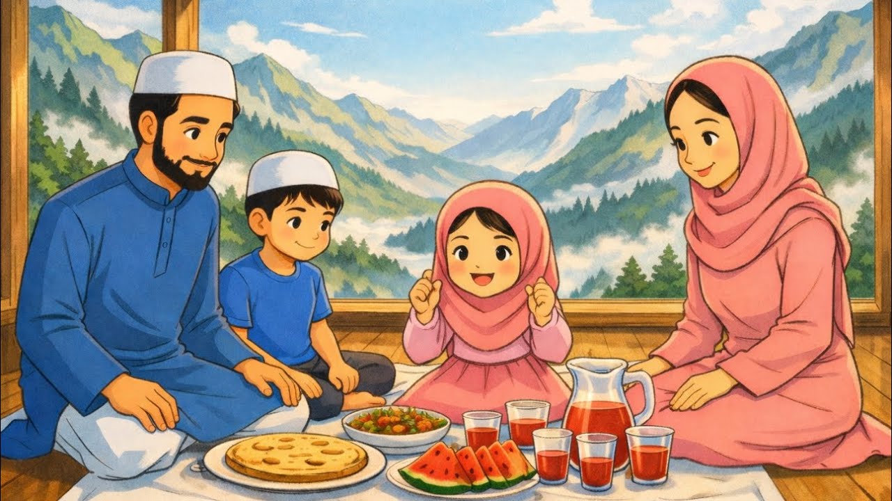 A Peaceful UK & US Family Iftar 🌙 Ramadan in a Cozy Treehouse