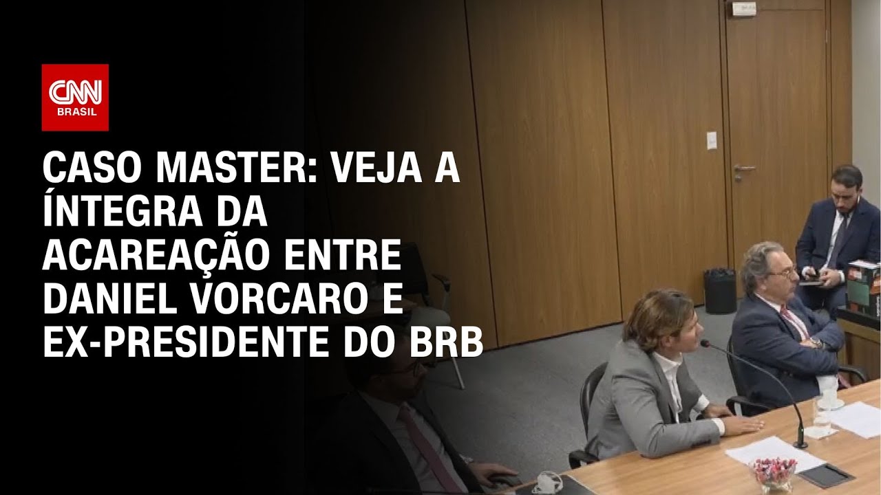 Caso Master: veja a íntegra da acareação entre Daniel Vorcaro e ex-presidente do BRB | CNN BRASIL