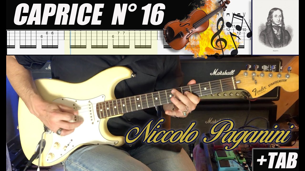 Caprice N&deg; 16 - Niccolo Paganini + TAB