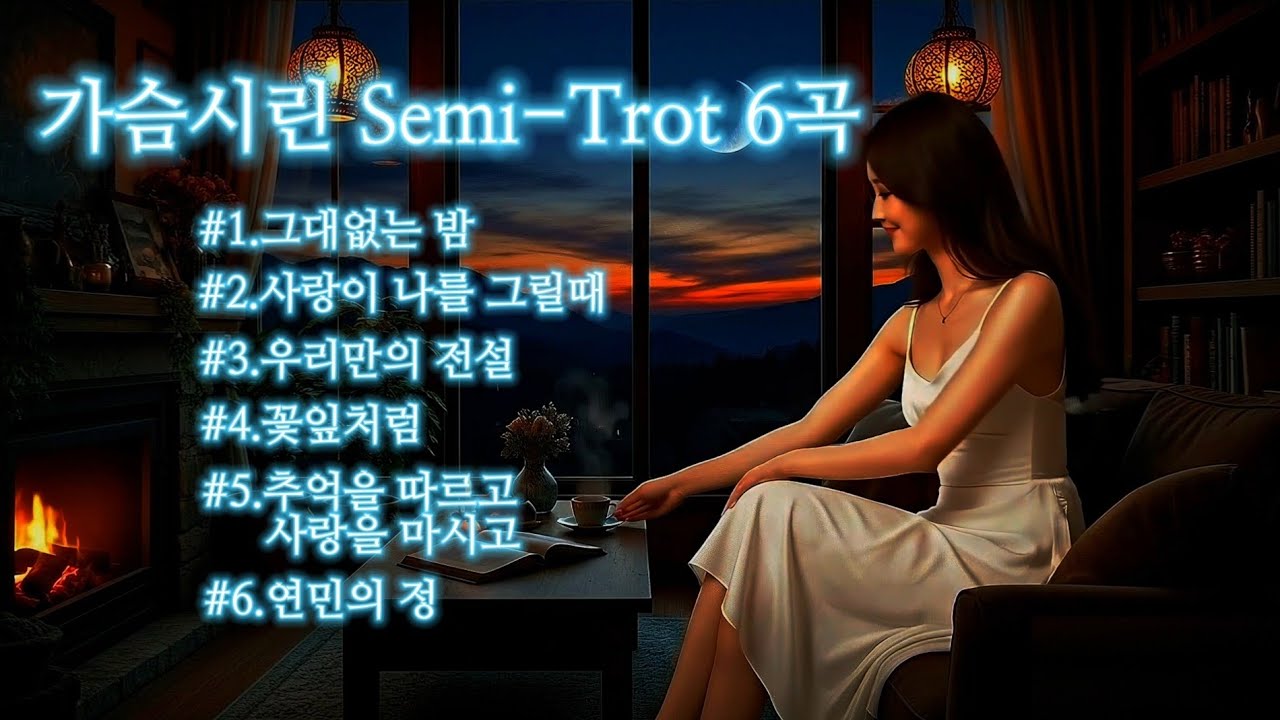 마음아는노래 가슴시린 Semi-Trot6곡 #healing #7080 #감성발라드 