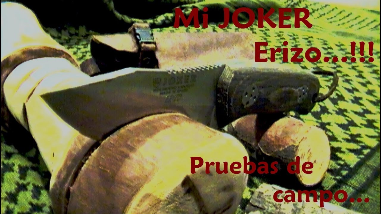 JOKER modelo Erizo .... un pequeño GRAN cuchillo de supervivencia.