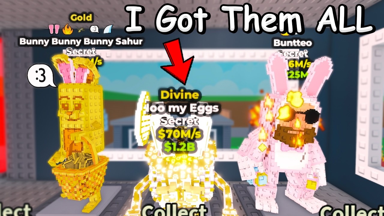 I Trait Farmed EVERY New Easter Brainrot In Steal A Brainrot..