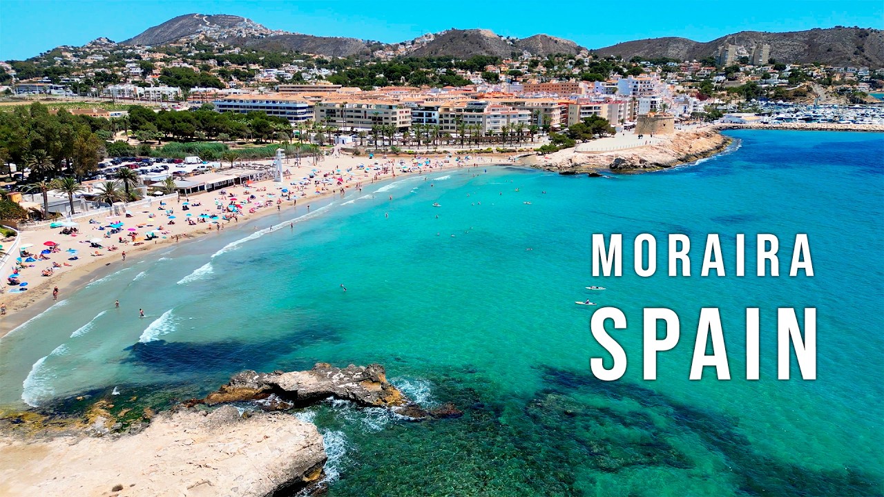 Moraira Spain 🇪🇸 From Above | Costa Blanca Coastline 4K
