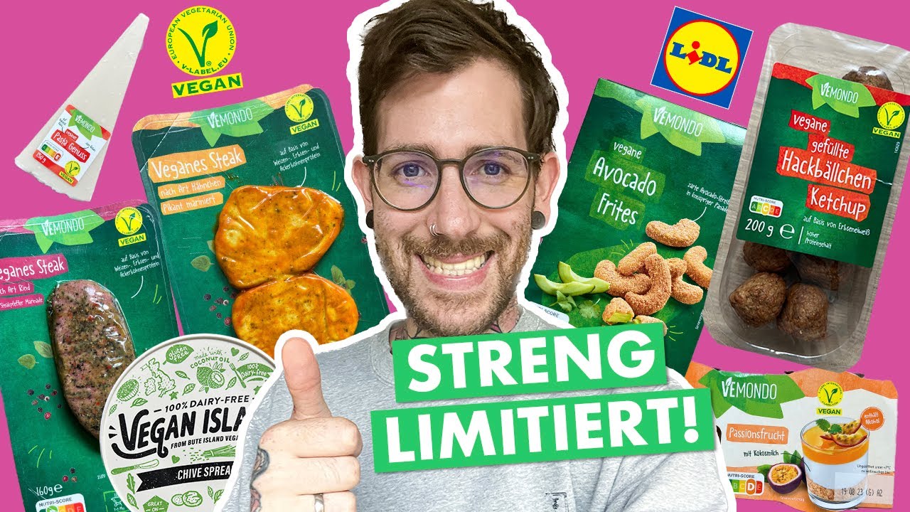 EINFACH WOW! Vegane Aktion bei Lidl - Ich teste (fast) alles!
