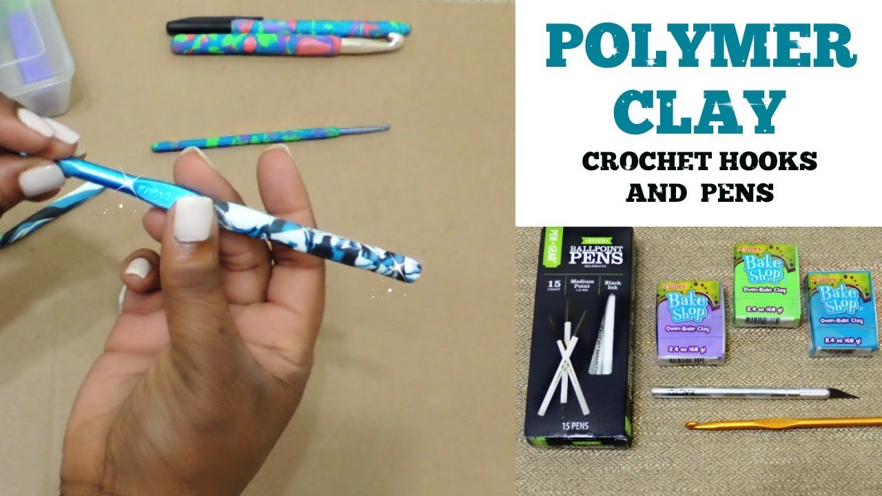 Polymer Clay Crochet Hook Tutorial