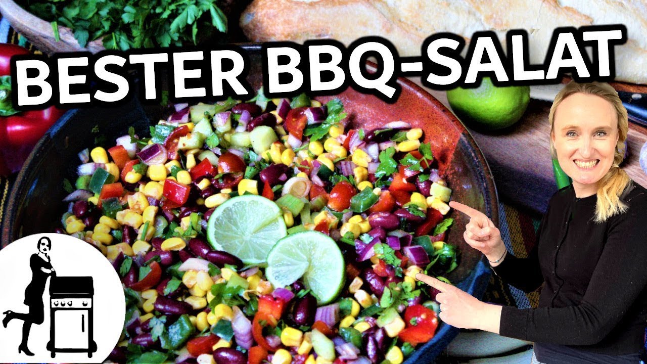 Mexikanischer Salat im BBQ-Style | bunt und knackig | Die Frau am Grill