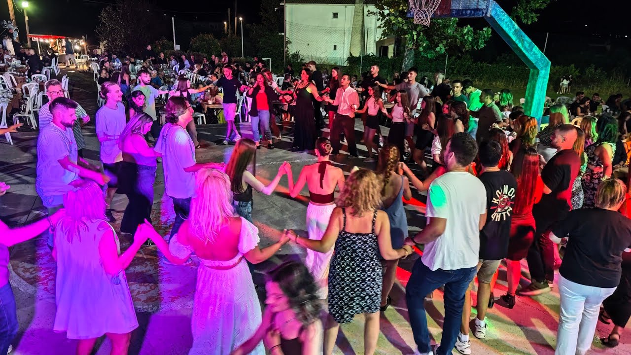 Πλάτανος Τρικάλων πανηγύρι Δεκαπενταύγουστος γλέντι παραδοσιακό χορό διασκέδαση μέρος 2ο 15-8-2025