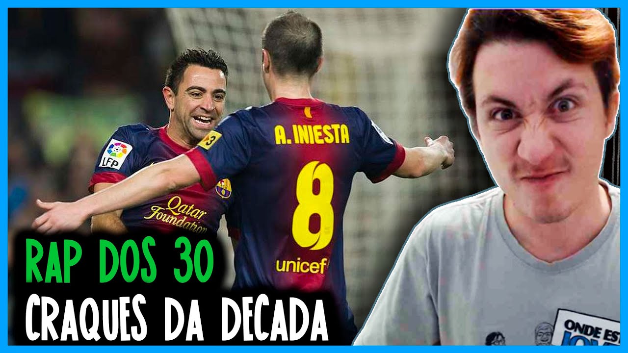 REACT ♫ RAP DOS 30 MELHORES JOGADORES DA DÉCADA (FutRap)