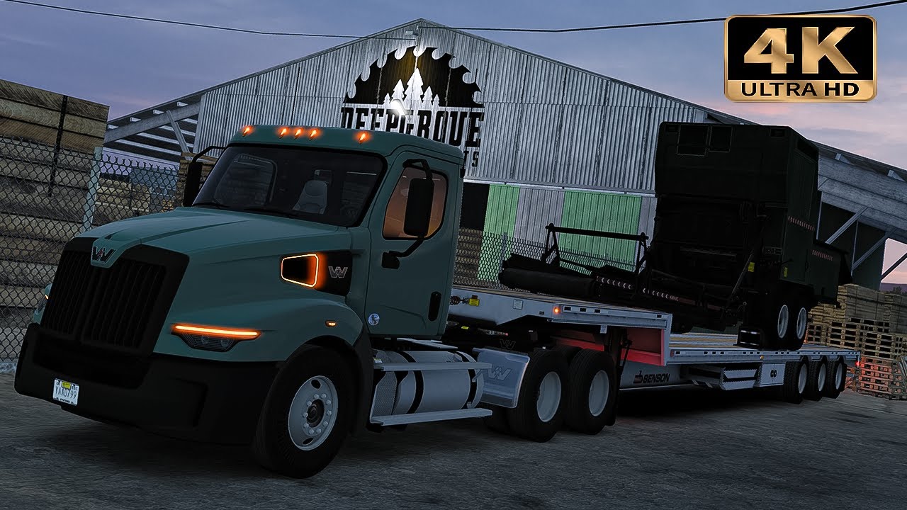 Across America with Western Star 49X Day Cab | American Truck Simulator Gameplay 