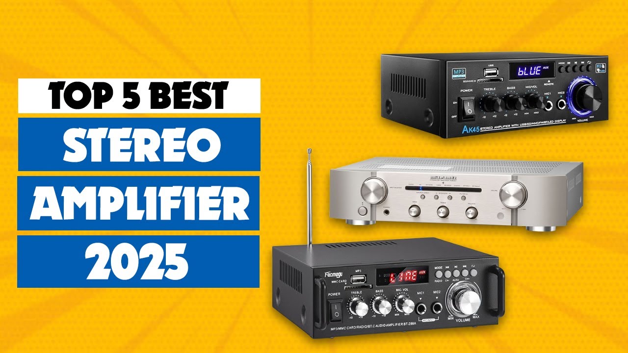 Top 5 Best Stereo Amplifiers 2025 | Best Stereo Receiver in Budget