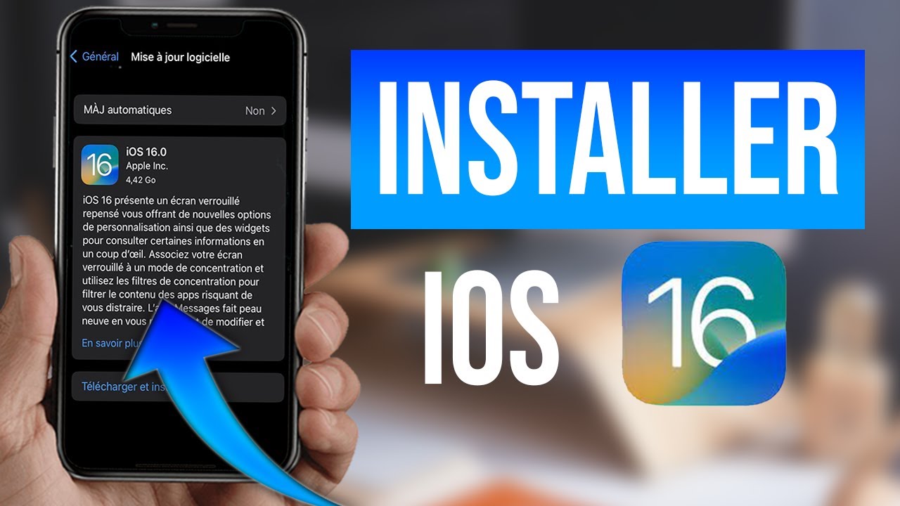 Comment installer la nouvelle mise &agrave; jour iOS 16 sur son iPhone