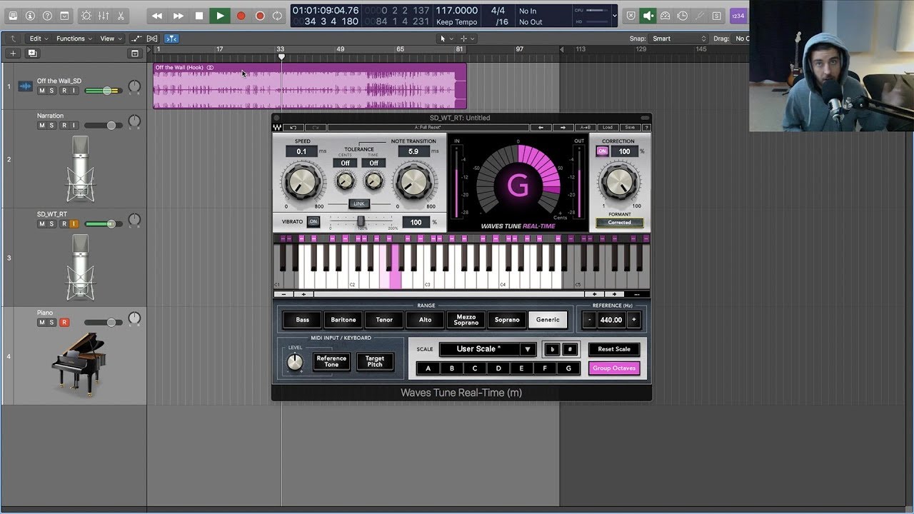 Trap Vocals with Real-Time Pitch Correction