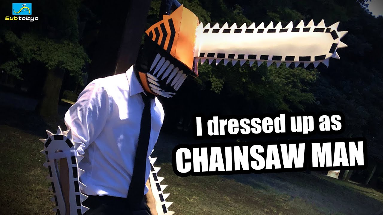 My Chainsaw Man Costume and Halloween Vlog