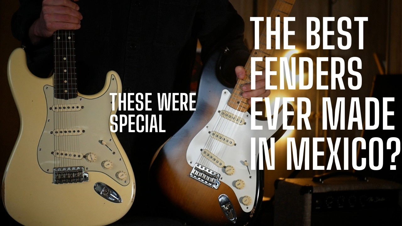 The Best Fenders they EVER Made in Mexico ? The Road Worn 60s Stratocasters and 50s