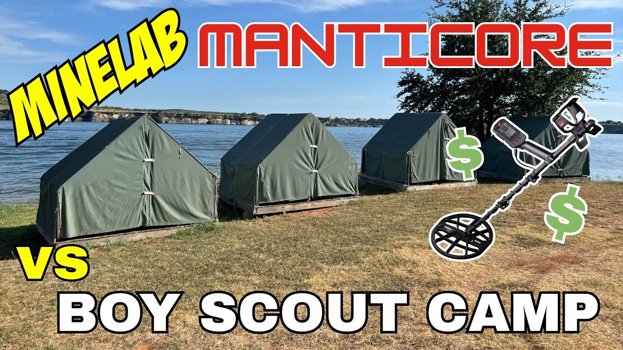 Boy Scout CAMP FINDS!  Minelab Manticore metal detecting