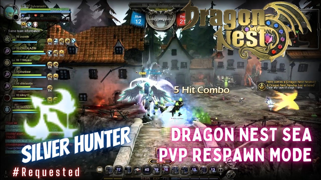 Silver Hunter PVP Respawn Mode ~ Dragon Nest SEA -Requested-
