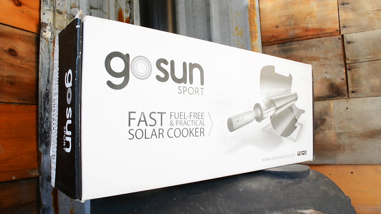 GoSun Sport Stove Unboxing - Solar Cooking with a Solar Oven