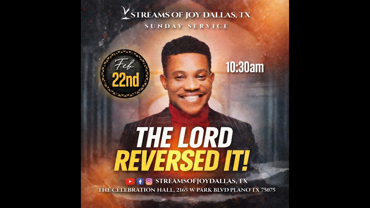 SUNDAY SERVICE || THE LORD REVERSED IT! || PST JERRY || 02/22/26